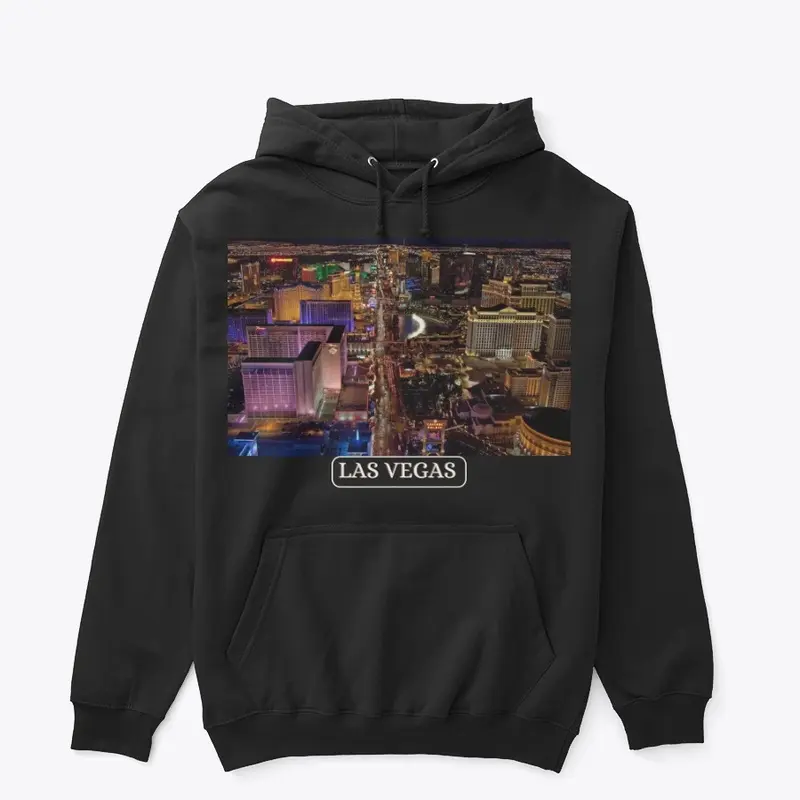 Las Vegas Night Skyline Hoodie