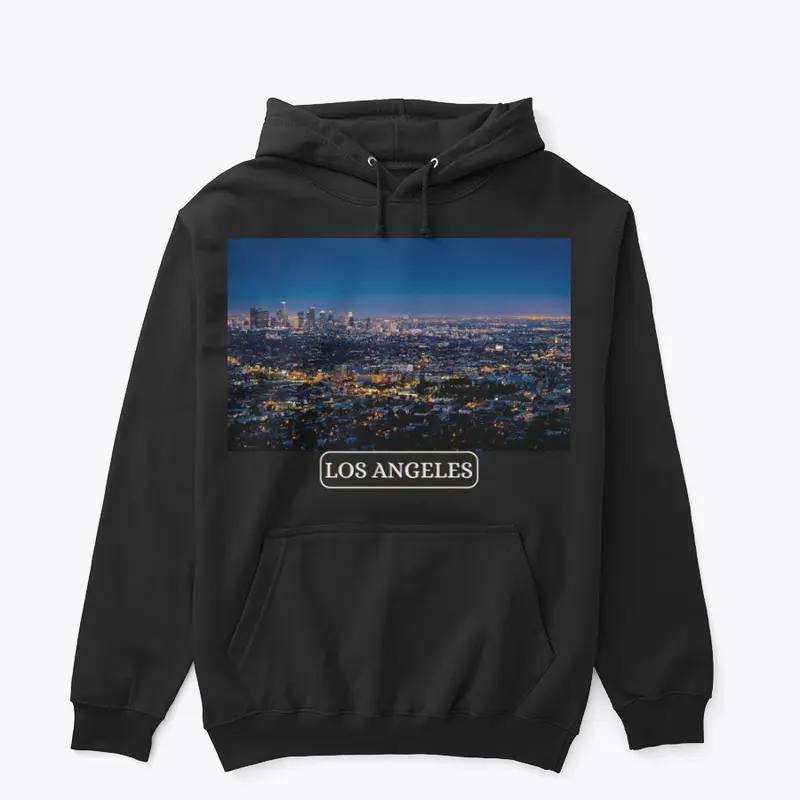 Los Angeles Night Skyline Hoodie